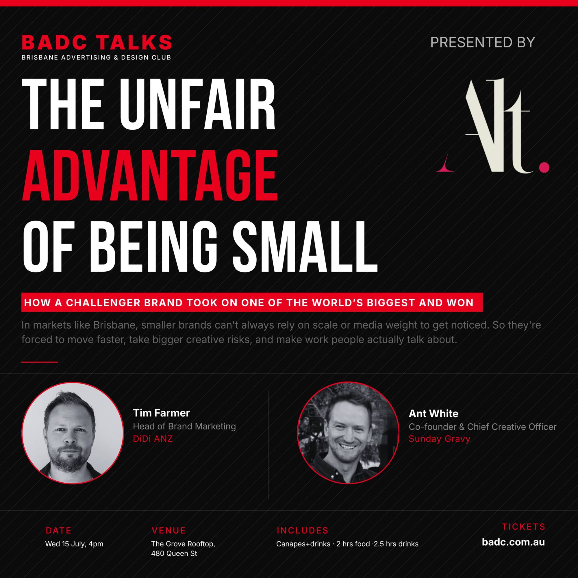 BADC Talks — The Unfair Advantage Of Being Small